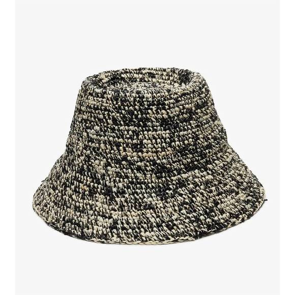 NEW WYETH women's lolo hat in black ivory - Picture 1 of 3